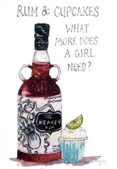 Drinks Rum - Kraken Unframed